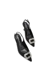 Carvela Virtue Sling Black Shoes - Image 3 of 5