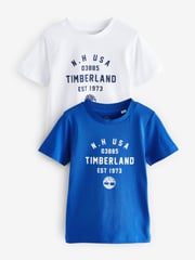 Timberland Logo White T-Shirts 2 Pack - Image 1 of 3