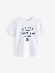 Timberland Logo White T-Shirts 2 Pack - Image 2 of 3