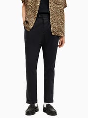 AllSaints Black Tallis Trousers - Image 1 of 9