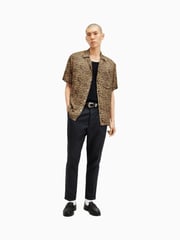 AllSaints Black Tallis Trousers - Image 4 of 9