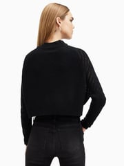 AllSaints Black Ridley Ladder Jumper - Image 8 of 9