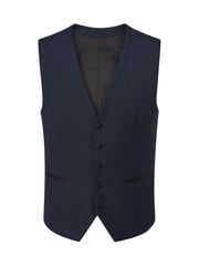 Skopes Blue Single Breasted Cuba Geometric Dinner Suit Waistcoat - Image 3 of 3