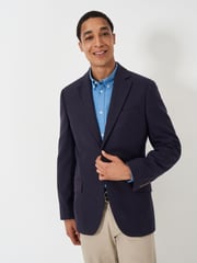 Crew Clothing Company Blue Banbury Wool Blazer - Image 1 of 5