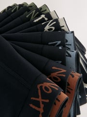 Black with Grafitti Next Waistband Trunks 10 Pack (1.5-16yrs) - Image 13 of 14