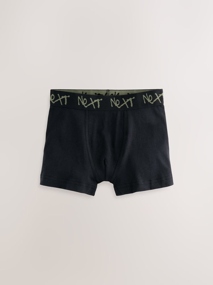 Black with Grafitti Next Waistband Trunks 10 Pack (1.5-16yrs) - Image 2 of 14