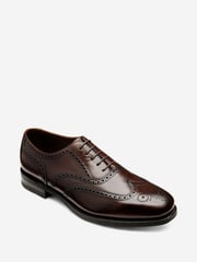Loake Calf leather Oxford Brown Brogues - Image 2 of 4