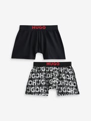 HUGO Black Boxer Shorts 2 Pack - Image 1 of 4