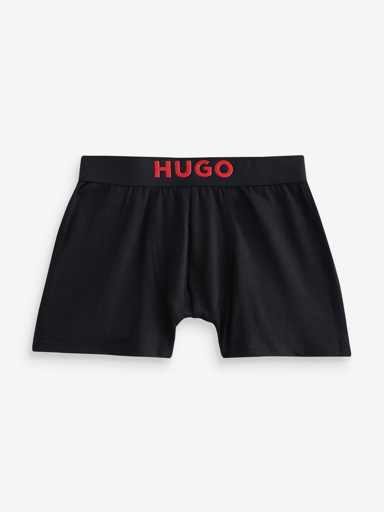 HUGO Black Boxer Shorts 2 Pack - Image 2 of 4