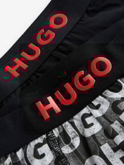 HUGO Black Boxer Shorts 2 Pack - Image 4 of 4