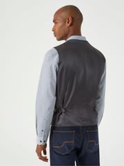 Skopes Green Single Breasted Tweed Effect Newsam Waistcoat - Image 2 of 4