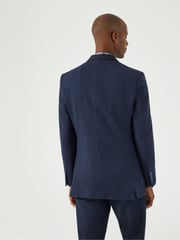 Skopes Blue Tailored Fit Tweed Effect Newsam Jacket - Image 2 of 6