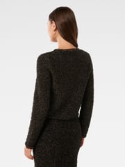 Forever New Black Anais Tweed Co-ord Cardigan - Image 2 of 5