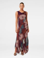 Forever New Brown Sage Sleeveless Hanky Hem Maxi Dress - Image 1 of 4