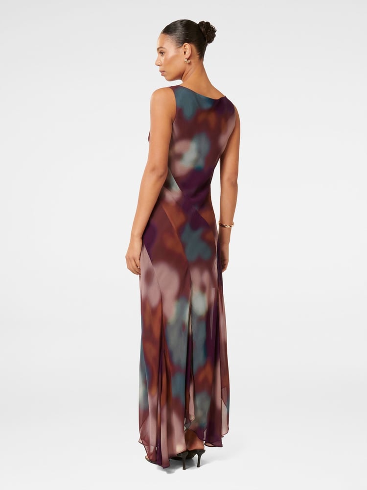 Forever New Brown Sage Sleeveless Hanky Hem Maxi Dress - Image 2 of 4