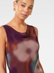 Forever New Brown Sage Sleeveless Hanky Hem Maxi Dress - Image 3 of 4