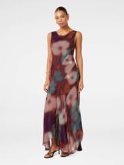Forever New Brown Sage Sleeveless Hanky Hem Maxi Dress - Image 4 of 4
