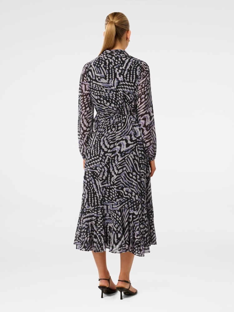 Forever New Blue Balwyn High-Low Hem Midi Dress - Image 2 of 4