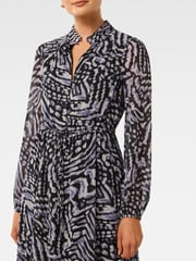 Forever New Blue Balwyn High-Low Hem Midi Dress - Image 3 of 4