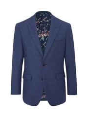 Skopes Blue Tailored Fit Tweed Effect Ingram Jacket - Image 5 of 6