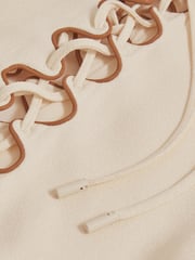 Reiss Cream Athene Atelier Satin Crepe Cut-Out Maxi Dress - Image 5 of 6