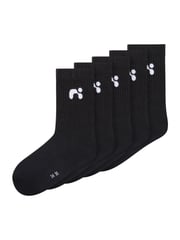 Name It Black Kids Cotton Socks 5 Pack - Image 1 of 4