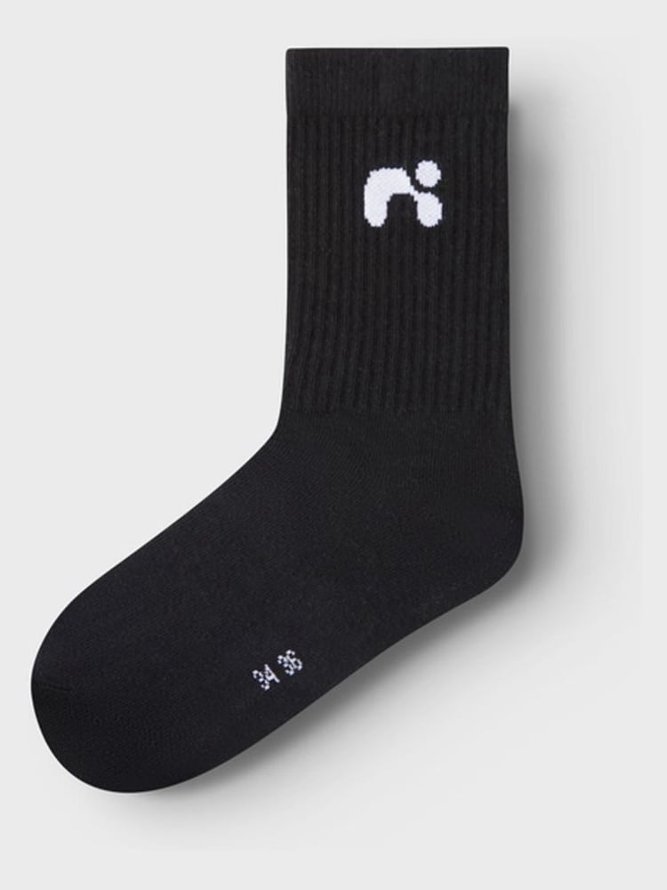Name It Black Kids Cotton Socks 5 Pack - Image 2 of 4