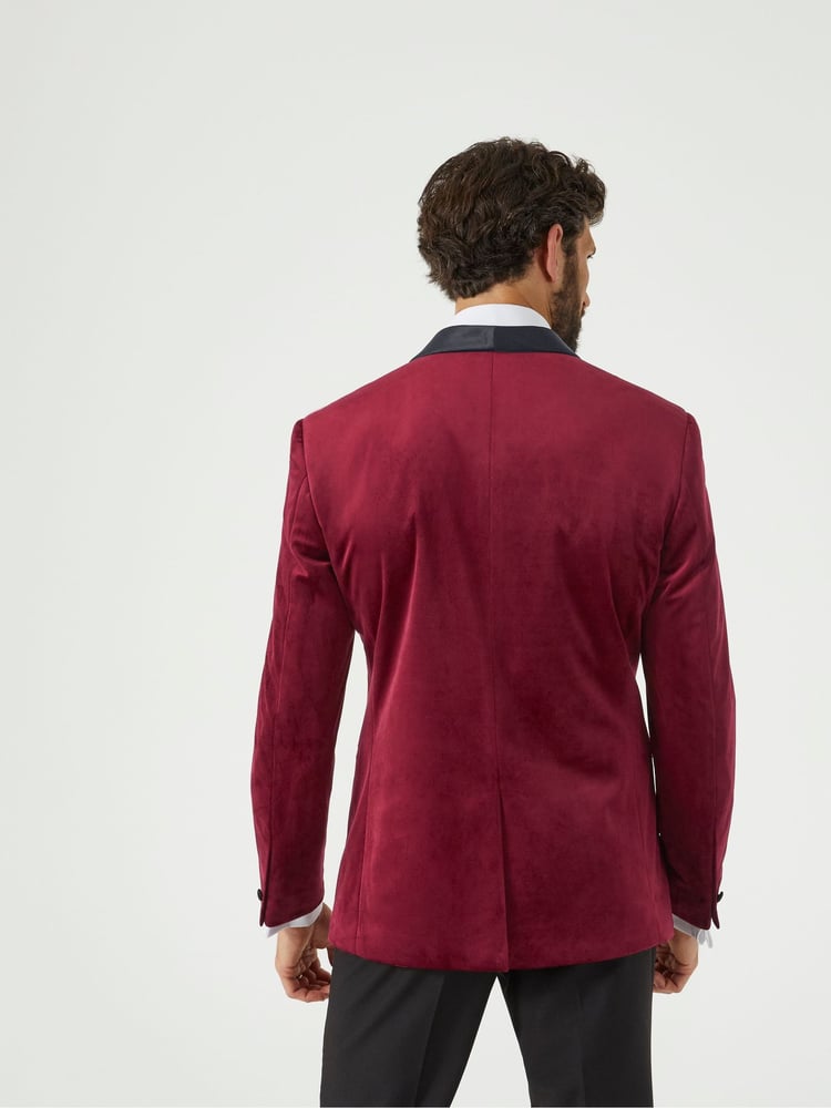 Skopes Red Skopes Paso Velvet Tailored Jacket - Image 2 of 5