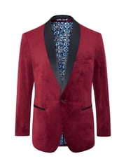 Skopes Red Skopes Paso Velvet Tailored Jacket - Image 4 of 5