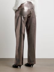 Joanna Hope Metallic PU Trousers - Image 2 of 4