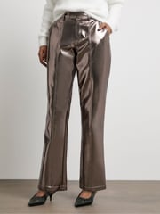 Joanna Hope Metallic PU Trousers - Image 3 of 4