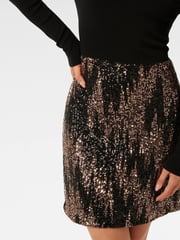 Forever New Black Kylie Sequin Knit Dress - Image 3 of 5