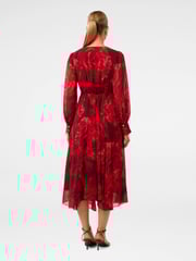 Forever New Red Sydney Printed Midi Dress - Image 2 of 4