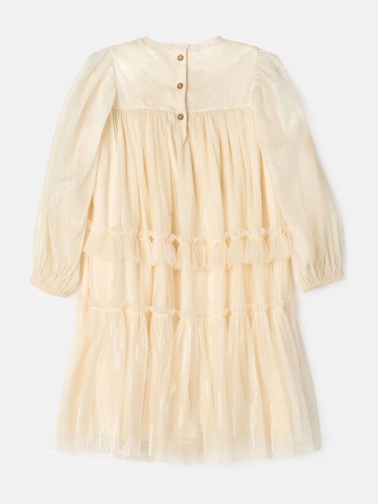 Angel & Rocket Cream Beau Boho Embellished Dress - Image 3 of 3 Angel & Rocket Cream Beau Boho Embellished Dress - Image 3 of 3