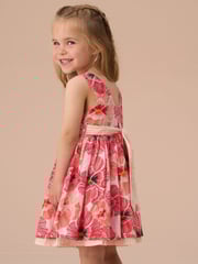 Angel & Rocket Red Bella Coral Tie Waist Dress And Bloomer Set - Image 3 of 4