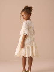 Angel & Rocket Cream Delphine Embellished Swing Dress - Image 14 of 19