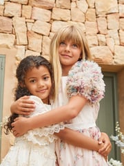 Angel & Rocket Cream Delphine Embellished Swing Dress - Image 3 of 19