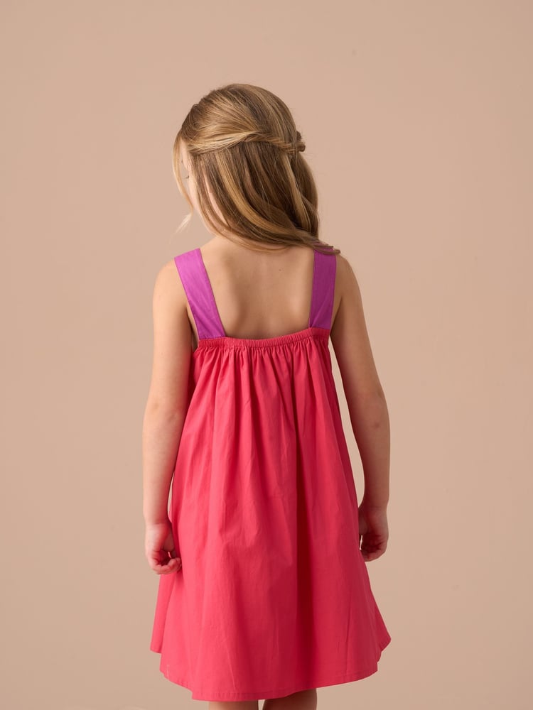 Angel & Rocket Pink Libby Pink Bow Swing Dress - Image 2 of 5
