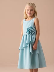 Angel & Rocket Green Lourdes Corsage Waist Dress - Image 6 of 10