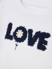 Angel & Rocket White Agatha Heart Print Rib T-Shirt - Image 7 of 7