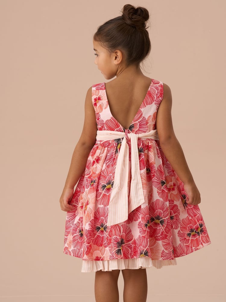 Angel & Rocket Red Bella Printed Dress - Image 5 of 5 Angel & Rocket Red Bella Printed Dress - Image 5 of 5
