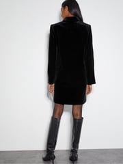 Monsoon Black Valery Velvet Blazer Dress - Image 3 of 3
