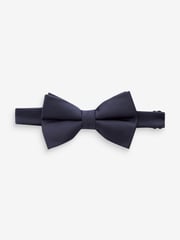 Navy Blue Twill Bow Tie - Image 2 of 6