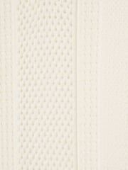 Reiss Optic White Texas 3-9 yrs Textured-Knit Half-Zip Polo Shirt - Image 4 of 4
