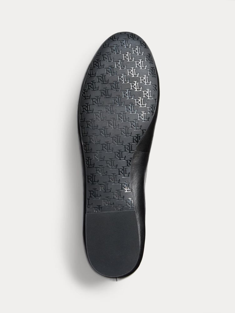 Lauren Ralph Lauren Jayna Soft Nappa Leather Ballet Pumps - Image 5 of 5
