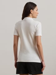Lauren Ralph Lauren Polo-Shirt aus Piqué mit Wappenlogo - Bild 8 von 11