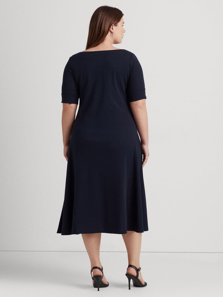 Lauren Ralph Lauren Munzie Stretch Jersey Midi Dress - Image 2 of 8 Lauren Ralph Lauren Munzie Stretch Jersey Midi Dress - Image 2 of 8