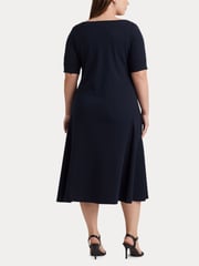 Lauren Ralph Lauren Munzie Stretch Jersey Midi Dress - Image 3 of 8