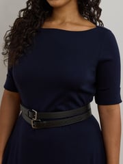 Lauren Ralph Lauren Munzie Stretch Jersey Midi Dress - Image 7 of 8
