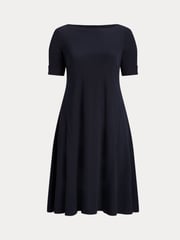 Lauren Ralph Lauren Munzie Stretch Jersey Midi Dress - Image 8 of 8